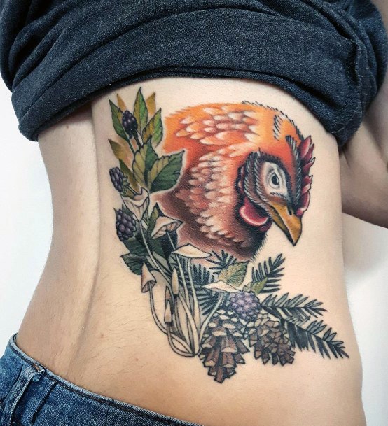 Womens Chicken Tattoos