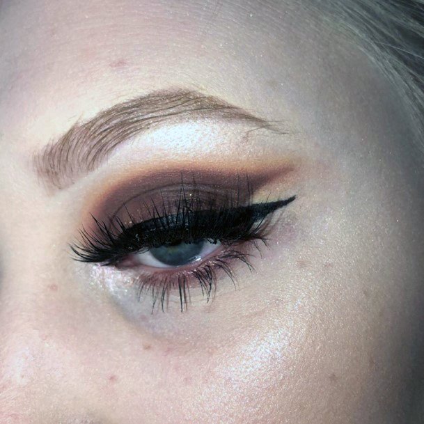 Womens Chocolate Brown Eyeshadow