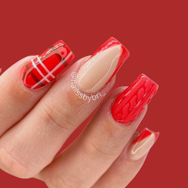 Womens Christmas Gel Good Looking Nails