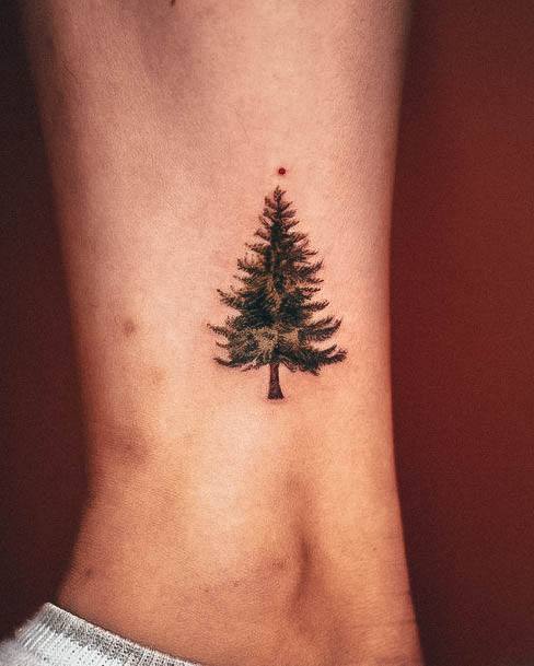 Womens Christmas Tree Good Looking Tattoos