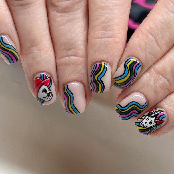 Womens Cinco De Mayo Nails