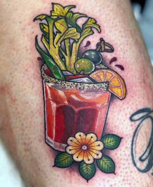 Womens Cocktail Good Looking Tattoos