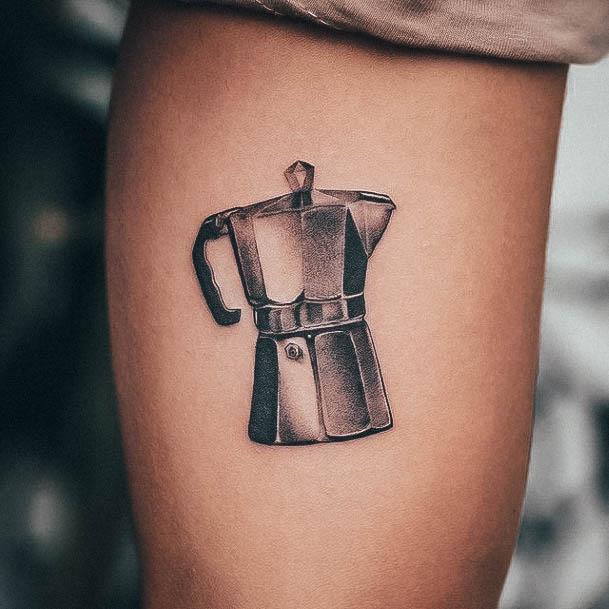 Womens Coffee Pot Tattoos