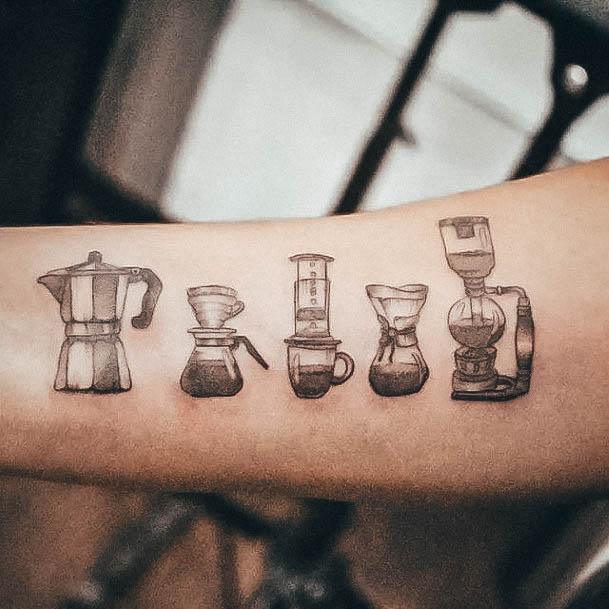 Womens Coffee Potly Coffee Pot Tattoo Ideas