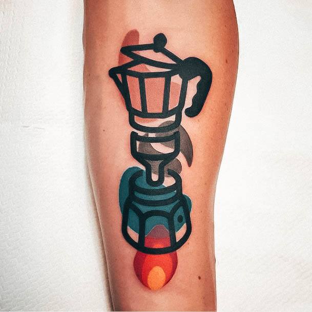 Womens Coffee Tattoo Design Ideas