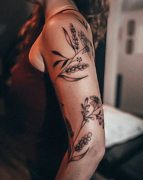 Womens Coffee Tattoo Styles