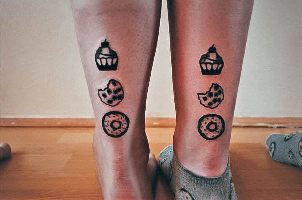 Womens Cookie Girly Tattoo Designs