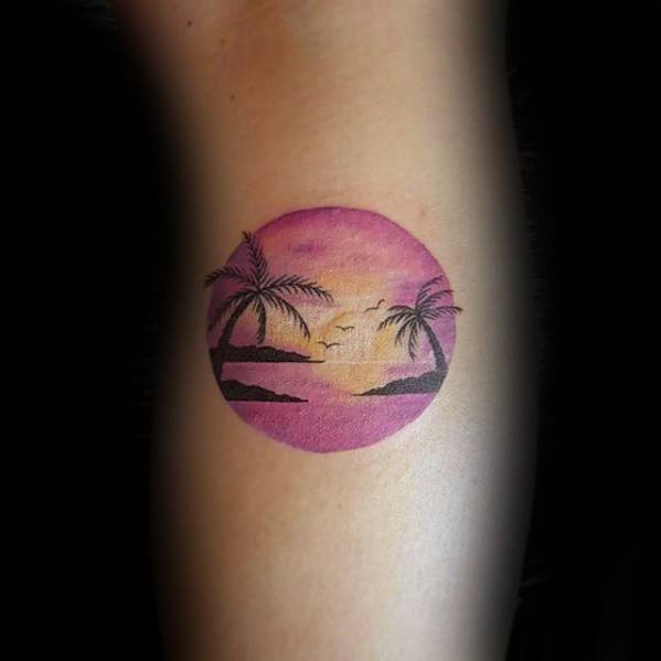 Womens Cool Beach Tattoo Ideas