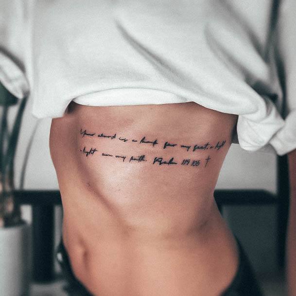 Womens Cool Bible Tattoo Ideas