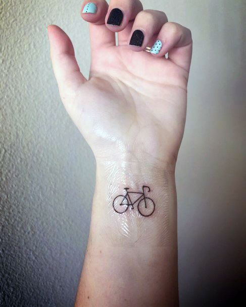 Womens Cool Bicycle Tattoo Ideas