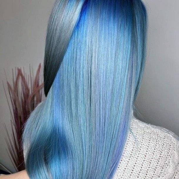 Womens Cool Blue Hairstyles Ideas