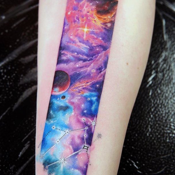 Womens Cool Bright Tattoo Ideas