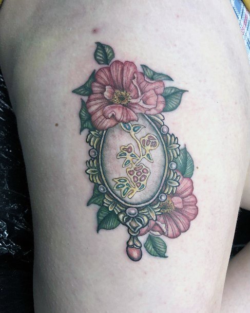 Womens Cool Brooch Tattoo Ideas