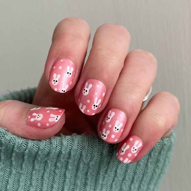 Womens Cool Bunny Nail Ideas