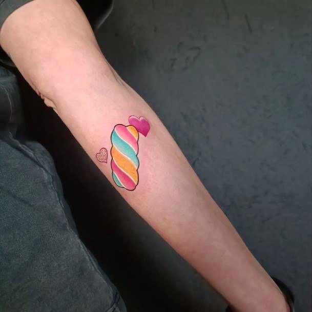 Womens Cool Candy Tattoo Ideas