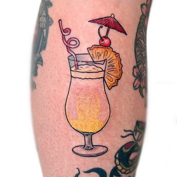 Womens Cool Cocktail Tattoo Ideas