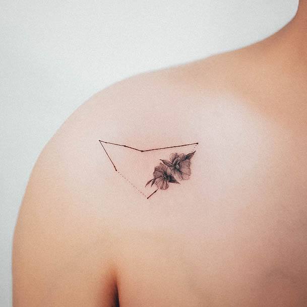 Womens Cool Constellation Tattoo Ideas