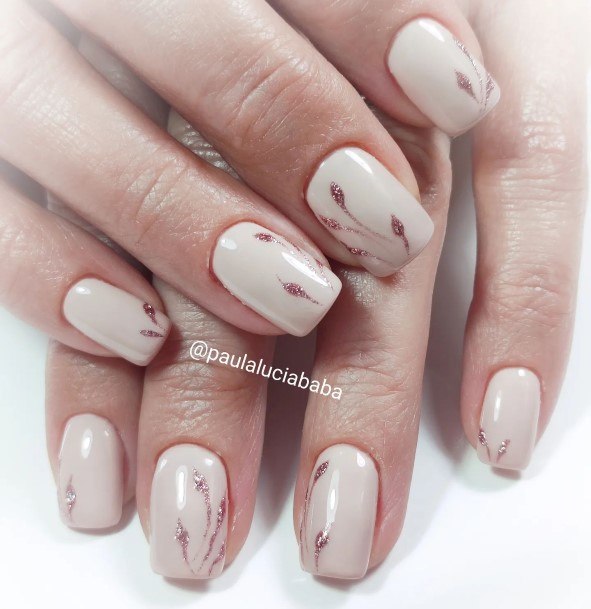 Womens Cool Cream Nail Ideas