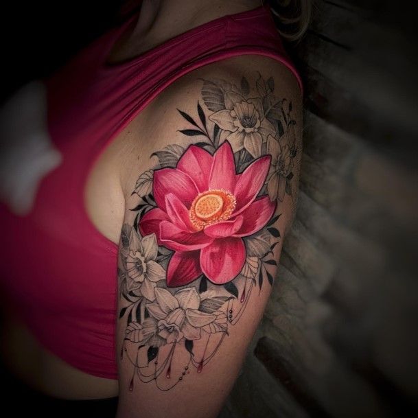 Womens Cool Daffodil Tattoo Ideas