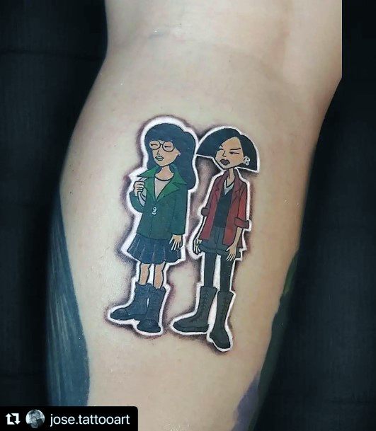 Womens Cool Daria Tattoo Ideas