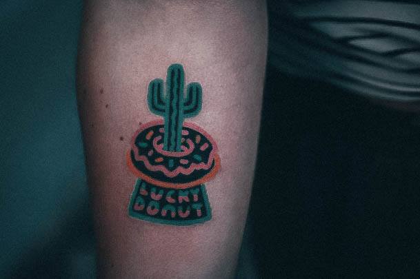 Womens Cool Donut Tattoo Ideas