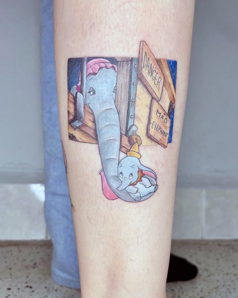 Womens Cool Dumbo Tattoo Ideas