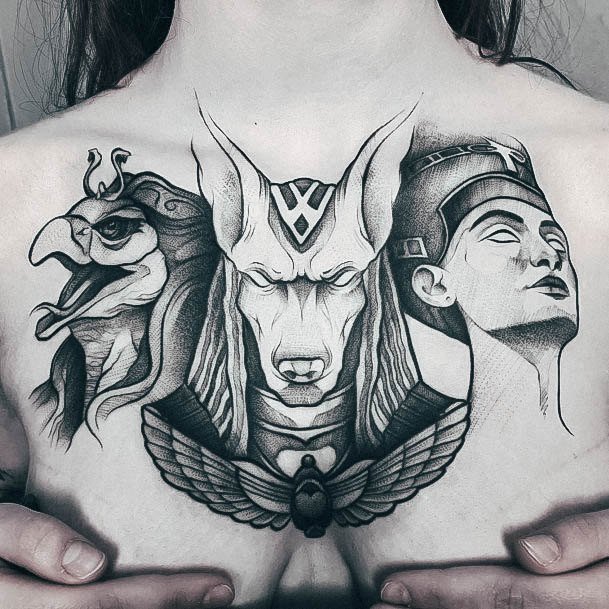 Womens Cool Egyptian Tattoo Ideas