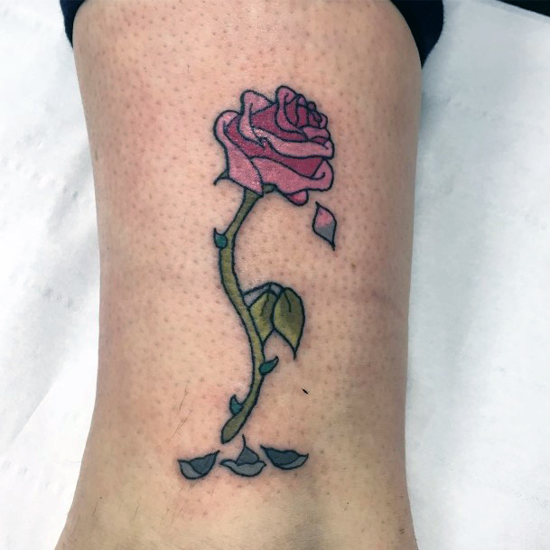 Womens Cool Enchanted Rose Tattoo Ideas