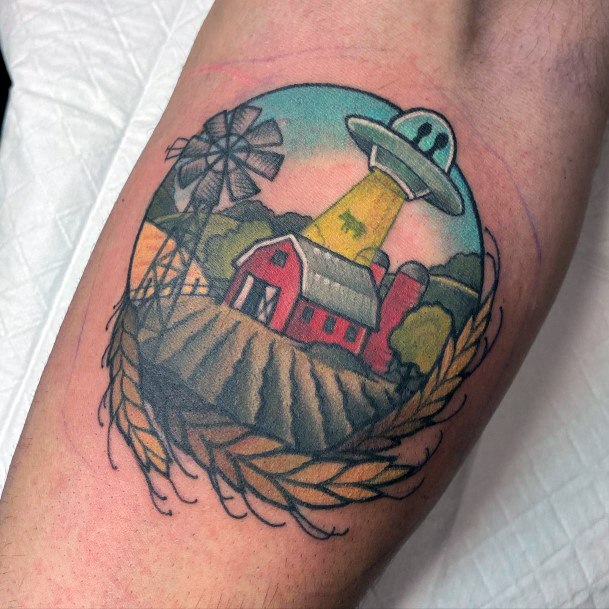 Womens Cool Farm Tattoo Ideas