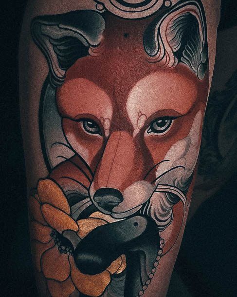 Womens Cool Fox Tattoo Ideas