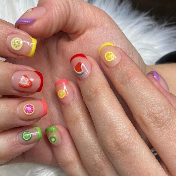 Womens Cool Fruit Nail Ideas