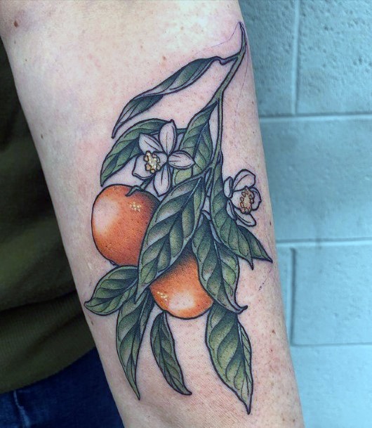 Womens Cool Fruit Tattoo Ideas