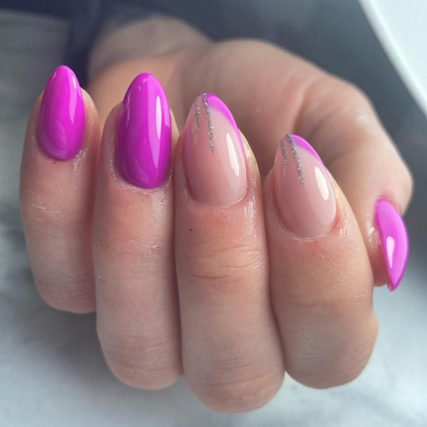 Womens Cool Fuchsia Nail Ideas