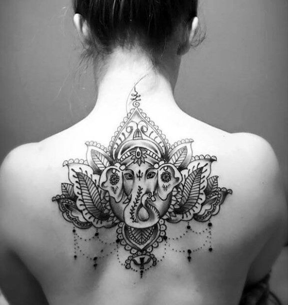 Womens Cool Ganesha Tattoo Ideas