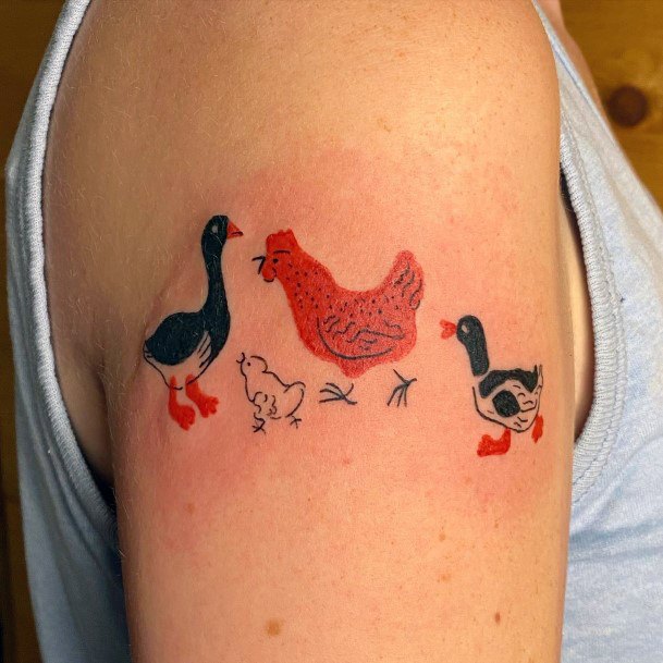 Womens Cool Goose Tattoo Ideas