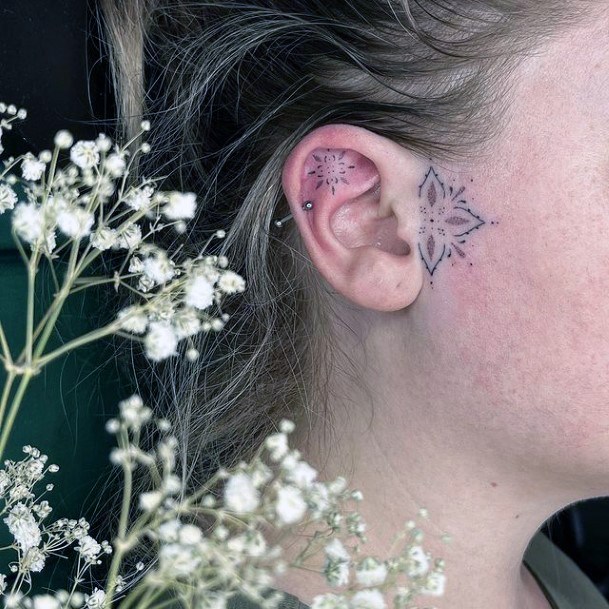 Womens Cool Handpoke Tattoo Ideas