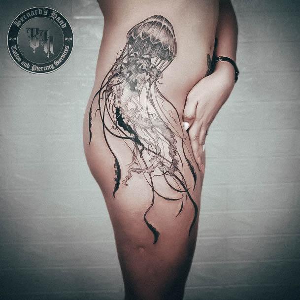 Womens Cool Jellyfish Tattoo Ideas