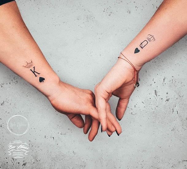 Womens Cool King And Queen Tattoo Ideas