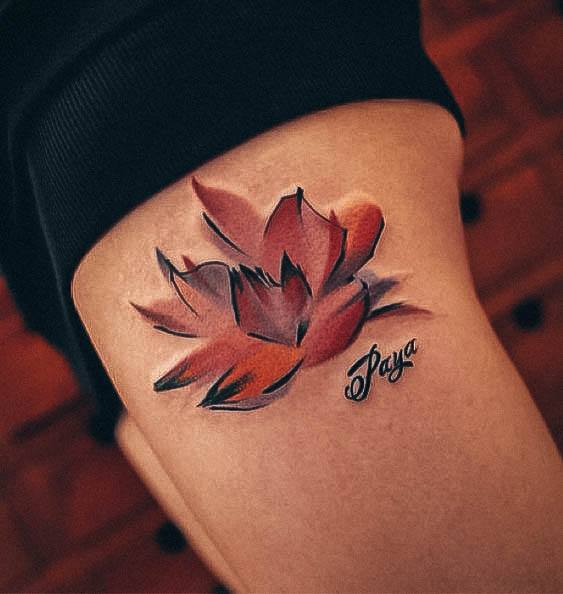 Womens Cool Lily Tattoo Ideas