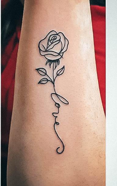 Womens Cool Love Tattoo Ideas