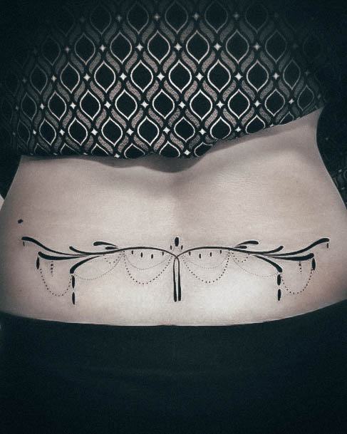 Womens Cool Lower Back Tattoo Ideas