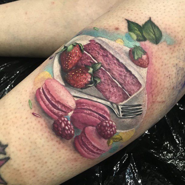 Womens Cool Macaron Tattoo Ideas