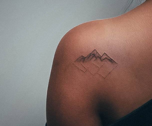 Womens Cool Mountain Tattoo Ideas