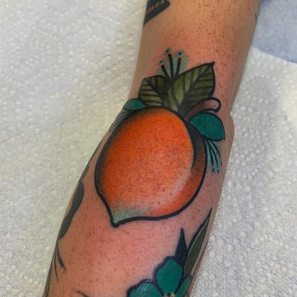 Womens Cool Peach Tattoo Ideas