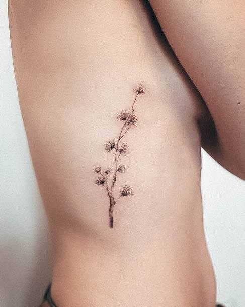 Womens Cool Pine Tree Tattoo Ideas