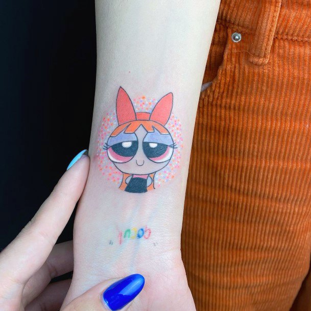 Womens Cool Powerpuff Girls Tattoo Ideas