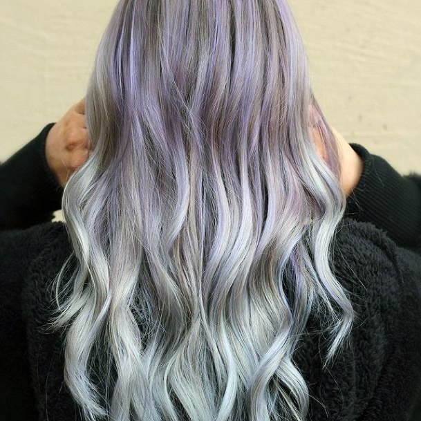 Womens Cool Purple Ombre Hairstyles Ideas