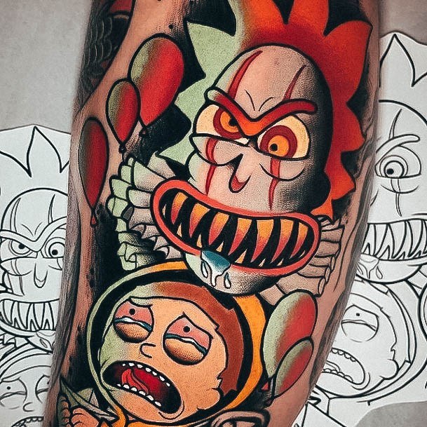 Womens Cool Rick And Morty Tattoo Ideas