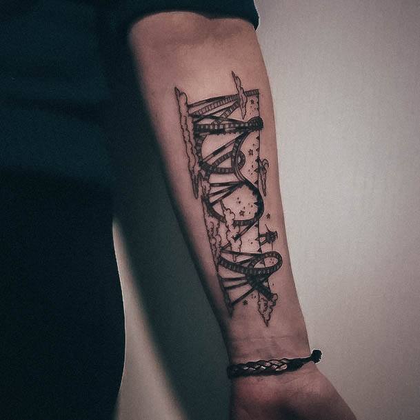 Womens Cool Rollercoaster Tattoo Ideas