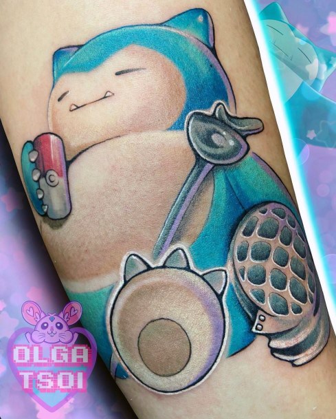 Womens Cool Snorlax Tattoo Ideas